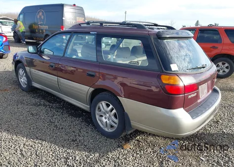 2000 Subaru Outback z USA, uszkodzony, nr VIN 4S3BH6658Y6673053
